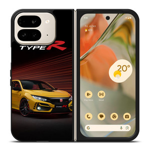 HONDA CIVIC YELLOW CAR Google Pixel 9 Pro Fold Case Cover
