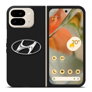 HYUNDAI CARBON LOGO Google Pixel 9 Pro Fold Case Cover