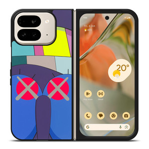 KAWS UPS AND DOWNS Google Pixel 9 Pro Fold Case Cover