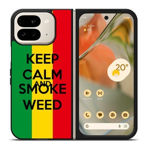 KEEP CALM AND SMOKE WEED 2 Google Pixel 9 Pro Fold Case Cover KEEP CALM AND SMOKE WEED 2 Google Pixel 9 Pro Fold Case Cover