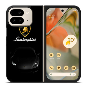 LAMBORGHINI BLACK Google Pixel 9 Pro Fold Case Cover