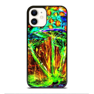 PSYCHEDELIC VISUALS MUSHROOM iPhone 12 Case Cover PSYCHEDELIC VISUALS MUSHROOM iPhone 12 Case Cover