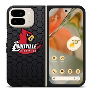 LOUISVILLE CARDINALS LOGO HEXAGON Google Pixel 9 Pro Fold Case Cover LOUISVILLE CARDINALS LOGO HEXAGON Google Pixel 9 Pro Fold Case Cover
