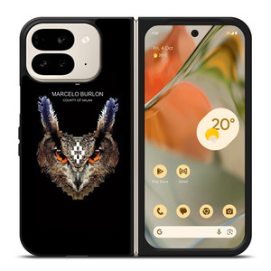 MARCELO BURLON OWL Google Pixel 9 Pro Fold Case Cover