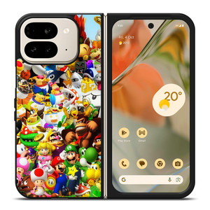MARIO BROS ALL CHARACTER Google Pixel 9 Pro Fold Case Cover