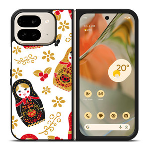 MATRYOSHKA RUSSIAN NESTING DOLLS Google Pixel 9 Pro Fold Case Cover MATRYOSHKA RUSSIAN NESTING DOLLS Google Pixel 9 Pro Fold Case Cover