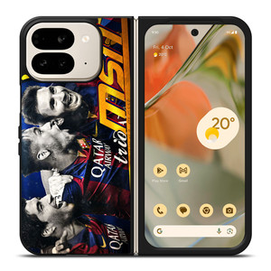 MESSI SUAREZ NEYMAR MSN 1 Google Pixel 9 Pro Fold Case Cover