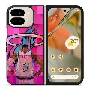 MIAMI HEAT WADE Google Pixel 9 Pro Fold Case Cover