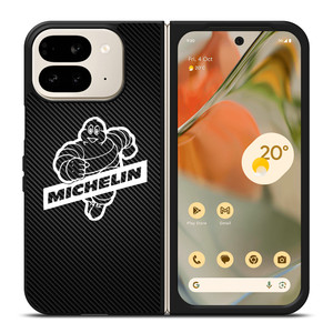 MICHELIN TIRE LOGO CARBON 2 Google Pixel 9 Pro Fold Case Cover