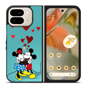 MICKEY AND MINNIE MOUSE HUG Google Pixel 9 Pro Fold Case Cover