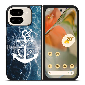 NAUTICAL ANCHOR LOGO Google Pixel 9 Pro Fold Case Cover