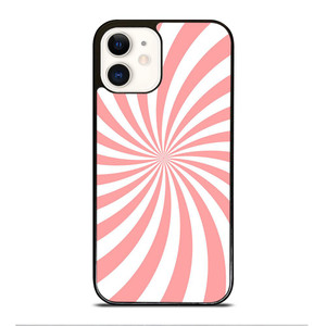 SPIRAL PINK iPhone 12 Case Cover SPIRAL PINK iPhone 12 Case Cover