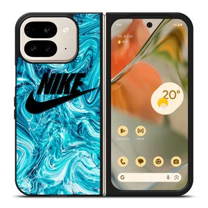 NIKE BLUE FINE Google Pixel 9 Pro Fold Case Cover