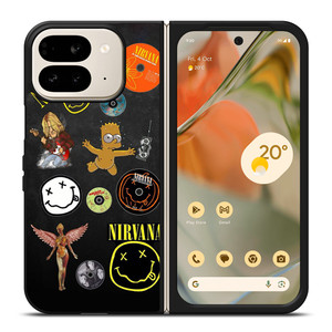 NIRVANA ROCK BAND ART Google Pixel 9 Pro Fold Case Cover