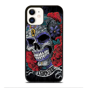 SUGAR SKULL ROSE iPhone 12 Case Cover SUGAR SKULL ROSE iPhone 12 Case Cover