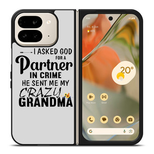 PARTNER IN CRIME GRANDMA 1 Google Pixel 9 Pro Fold Case Cover