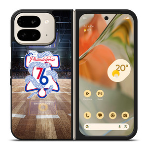 PHILADELPHIA 76ERS NBA LOGO Google Pixel 9 Pro Fold Case Cover