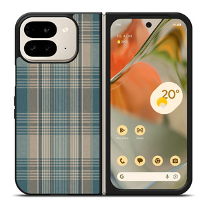 PLAID GREY Google Pixel 9 Pro Fold Case Cover
