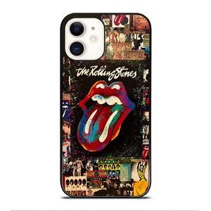 THE ROLLING STONES BAND COLLAGE iPhone 12 Case Cover THE ROLLING STONES BAND COLLAGE iPhone 12 Case Cover