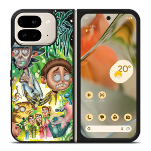 RICK AND MORTY ART 1 Google Pixel 9 Pro Fold Case Cover