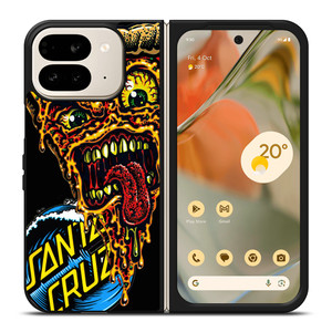 SANTA CRUZ SKATEBOARDS PIZZA Google Pixel 9 Pro Fold Case Cover