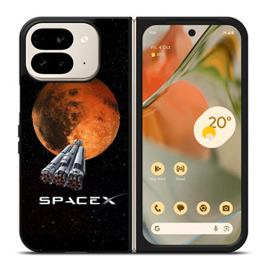 SPACEX LOGO 2 Google Pixel 9 Pro Fold Case Cover