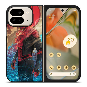 SPIDERMAN FLAME Google Pixel 9 Pro Fold Case Cover