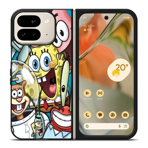 SPONGEBOB CHARACTER Google Pixel 9 Pro Fold Case Cover