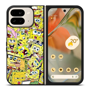 SPONGEBOB COLLAGE Google Pixel 9 Pro Fold Case Cover