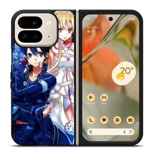 SWORD ART ONLINE KIRITO AND ASUNA 3 Google Pixel 9 Pro Fold Case Cover SWORD ART ONLINE KIRITO AND ASUNA 3 Google Pixel 9 Pro Fold Case Cover