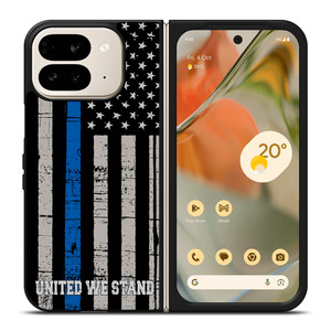THIN BLUE LINE WE STAND Google Pixel 9 Pro Fold Case Cover