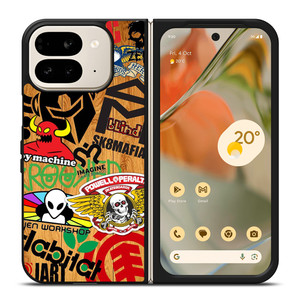 TOY MACHINE STICKER SKATEBOARD Google Pixel 9 Pro Fold Case Cover