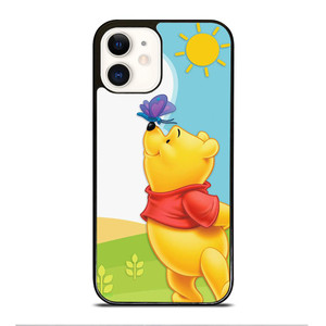 WINNIE THE POOH BUTTERFLY iPhone 12 Case Cover WINNIE THE POOH BUTTERFLY iPhone 12 Case Cover