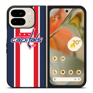 WASHINGTON CAPITALS STRIPE Google Pixel 9 Pro Fold Case Cover