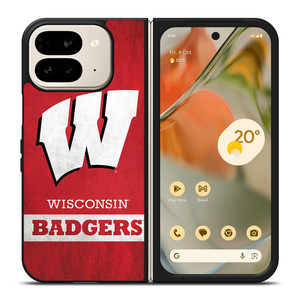 WISCONSIN BADGERS 3 Google Pixel 9 Pro Fold Case Cover