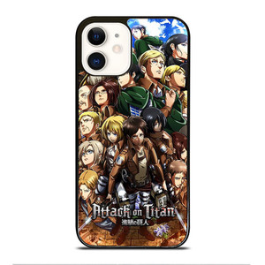 ATTACK ON TITAN CHARACTER iPhone 12 Case Cover ATTACK ON TITAN CHARACTER iPhone 12 Case Cover