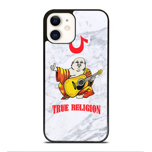 BIG BUDDHA TRUE RELIGION MARBLE iPhone 12 Case Cover