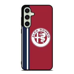 ALFA ROMEO STRIPE Samsung Galaxy S24 FE Case Cover ALFA ROMEO STRIPE Samsung Galaxy S24 FE Case Cover