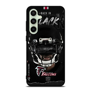 ATLANTA FALCONS BLACK Samsung Galaxy S24 FE Case Cover