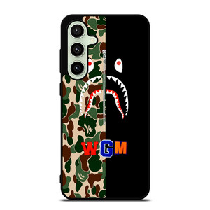 BAPE CAMO SHARK WGM Samsung Galaxy S24 FE Case Cover BAPE CAMO SHARK WGM Samsung Galaxy S24 FE Case Cover