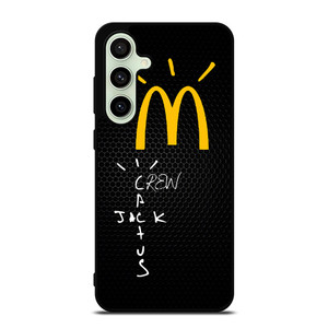 CACTUS JACK TRAVIS SCOTT MCDONALD'S METAL LOGO Samsung Galaxy S24 FE Case Cover CACTUS JACK TRAVIS SCOTT MCDONALD'S METAL LOGO Samsung Galaxy S24 FE Case Cover
