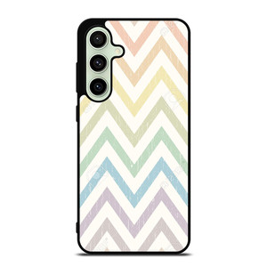 CHEVRON PATTERN RAINBOW COLOR Samsung Galaxy S24 FE Case Cover