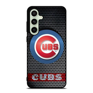 CHICAGO CUBS METAL LOGO Samsung Galaxy S24 FE Case Cover