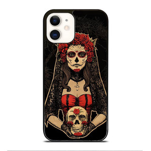 DAY OF THE DEAD ART iPhone 12 Case Cover DAY OF THE DEAD ART iPhone 12 Case Cover