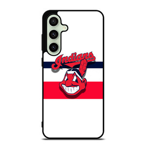CLEVELAND INDIANS STRIPE LOGO Samsung Galaxy S24 FE Case Cover