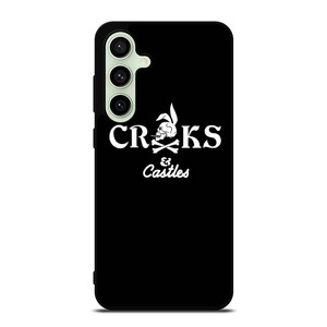 CROOKS AND CASTLES SKULL Samsung Galaxy S24 FE Case Cover