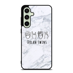 DOLAN TWINS MARBLE LOGO Samsung Galaxy S24 FE Case Cover