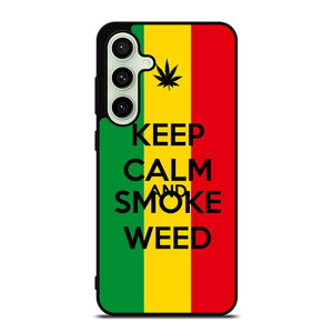 KEEP CALM AND SMOKE WEED 2 Samsung Galaxy S24 FE Case Cover