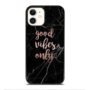 GOOD VIBES ONLY MARBLE 2 iPhone 12 Case Cover GOOD VIBES ONLY MARBLE 2 iPhone 12 Case Cover