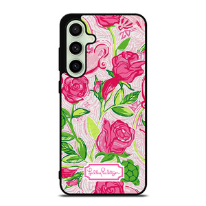 LILLY PULITZER PINK FLOWERS Samsung Galaxy S24 FE Case Cover
